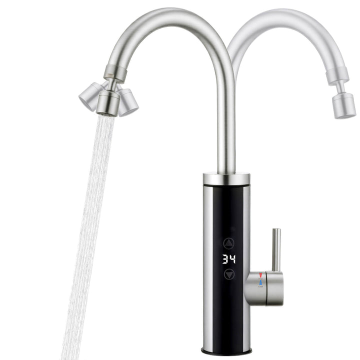 Lisslune | Kitchen faucet with instantaneous water heater, faucet 360° swivel, 3-stage touch control