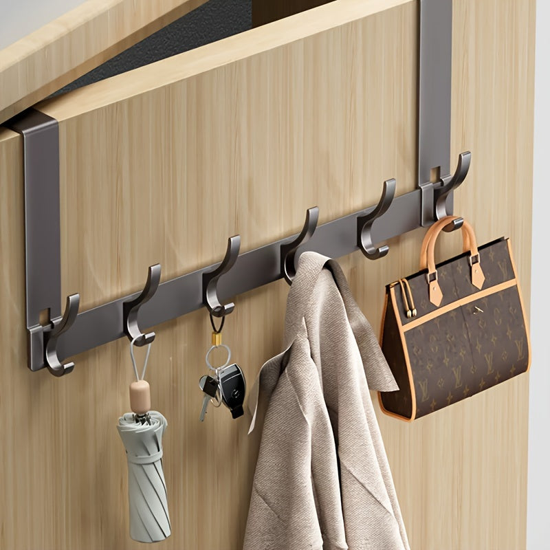 Lisslune | SlimLine Door Hook – Hanging System Without Drilling Made of Sturdy Aluminum