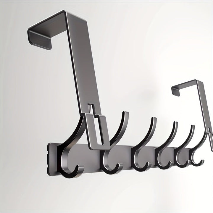 Lisslune | SlimLine Door Hook – Hanging System Without Drilling Made of Sturdy Aluminum