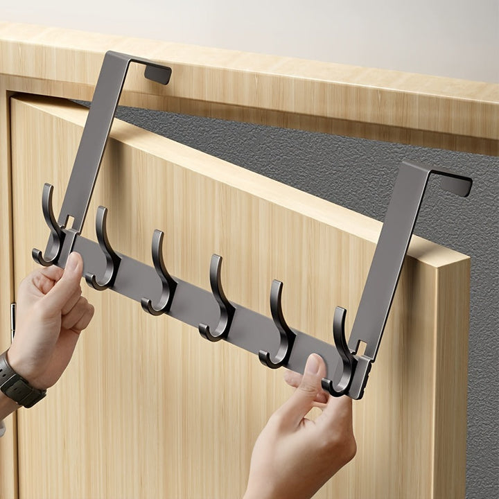 Lisslune | SlimLine Door Hook – Hanging System Without Drilling Made of Sturdy Aluminum