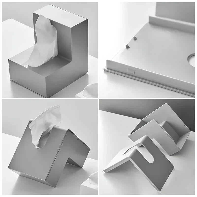 Lisslune | Modern L-shaped Handkerchief Organizer – Space-saving and stylish storage solution