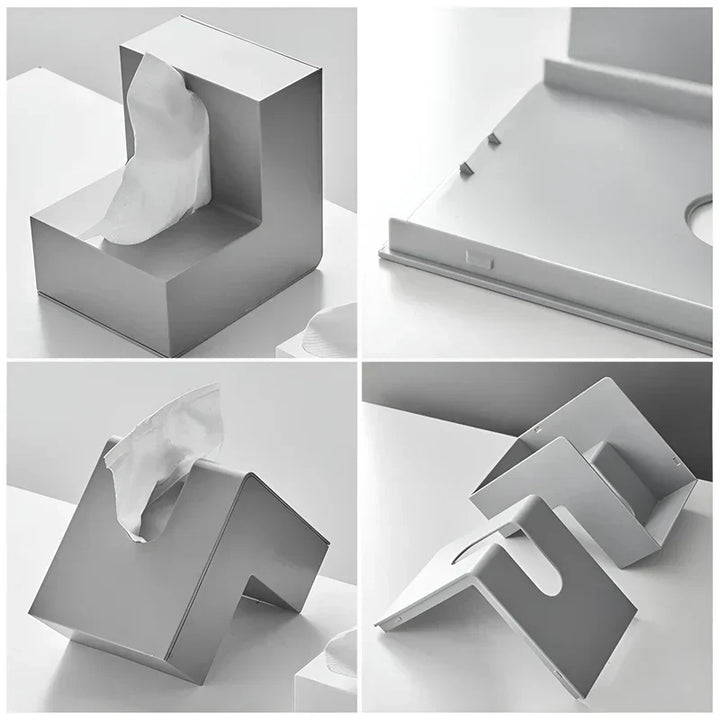 Lisslune | Modern L-shaped Handkerchief Organizer – Space-saving and stylish storage solution