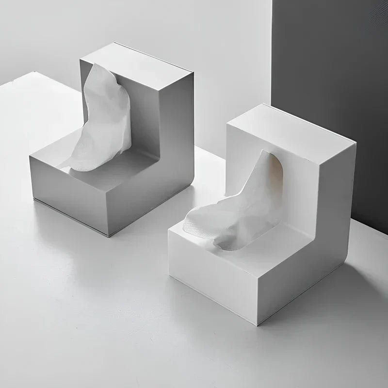 Lisslune | Modern L-shaped Handkerchief Organizer – Space-saving and stylish storage solution