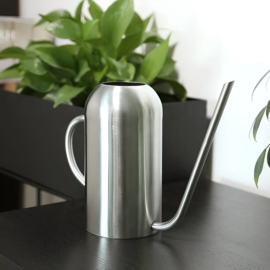 Lisslune | Stainless Steel Pourer - 1.5L Long Watering Can for Plants and Flowers