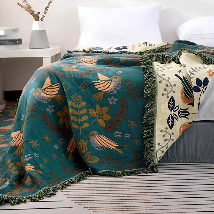 Lisslune | FLUFFIOR - Handmade Reversible Cotton Blanket