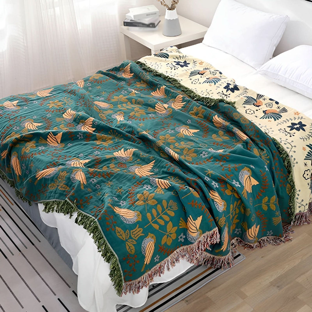 Lisslune | FLUFFIOR - Handmade Reversible Cotton Blanket
