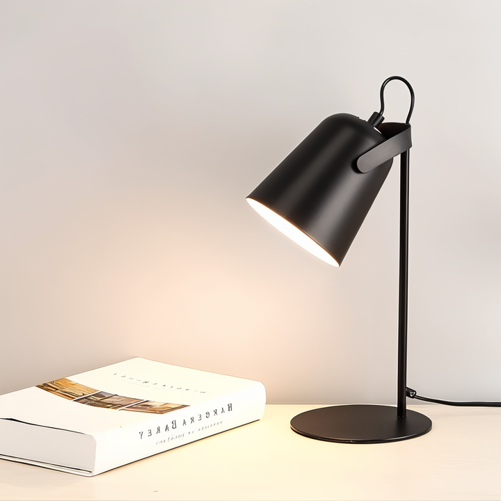 Lisslune | Macaron Table Lamp - Nordic Yellow Desk Lamp - Adjustable Lamp