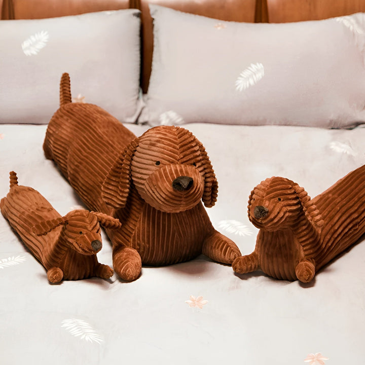 Lisslune | CordoPup Manchester Dachshund Cushion – Soft Cuddle Cushion in Dachshund Shape