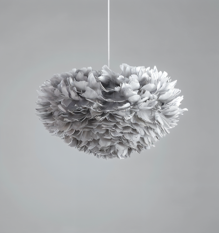 Lisslune | Dreamcatcher Feather Chandelier - Handmade, adjustable pendant light
