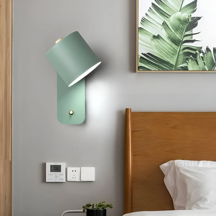Lisslune | EasyPush WallLight - Rotatable Mini Cylinder LED Lamp