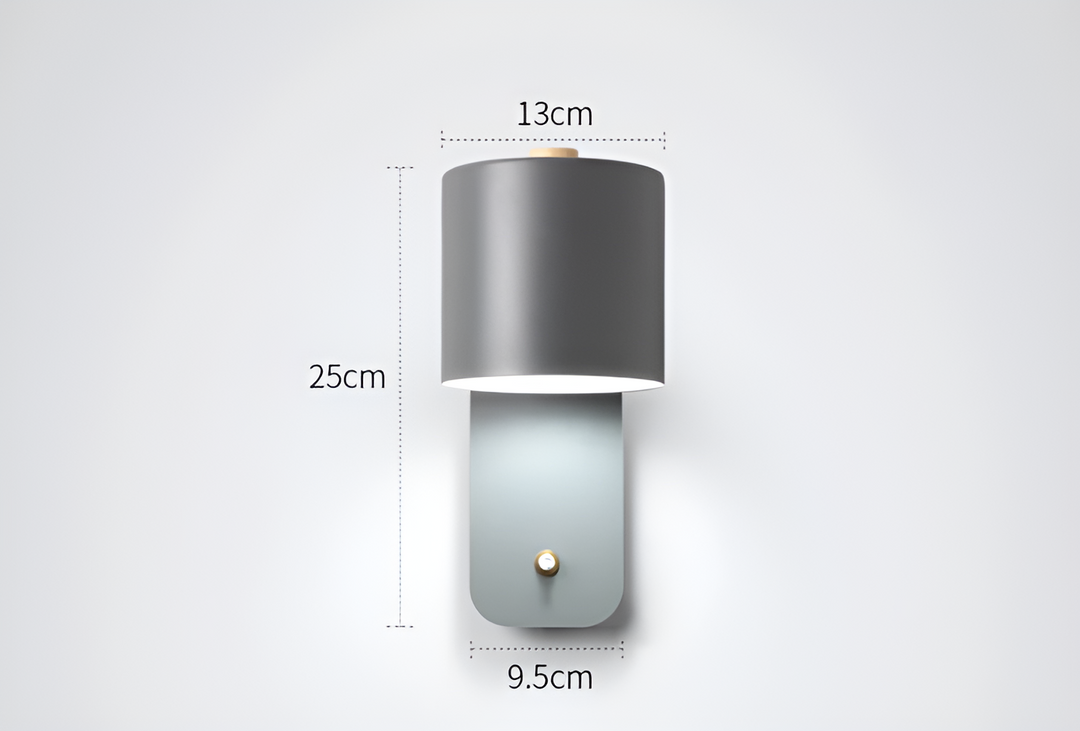 Lisslune | EasyPush WallLight - Rotatable Mini Cylinder LED Lamp