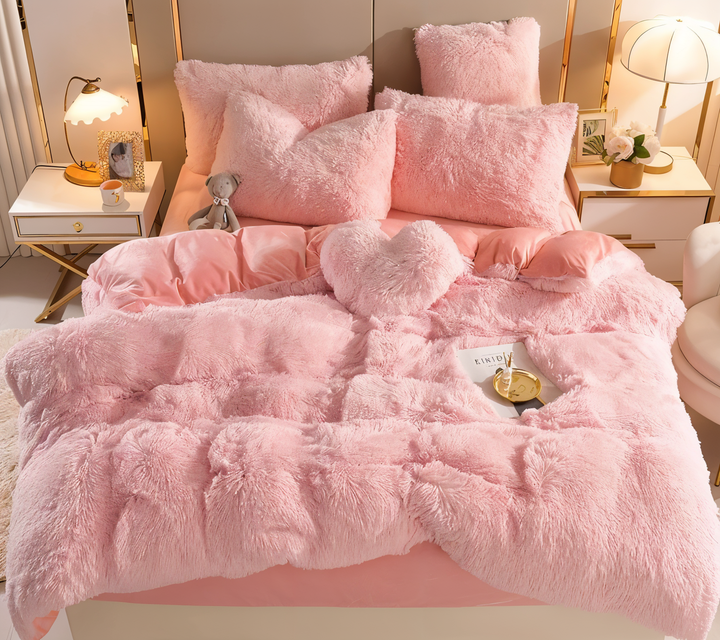 Lisslune | FLUFFUREST – Plush Fleece Bedding Set