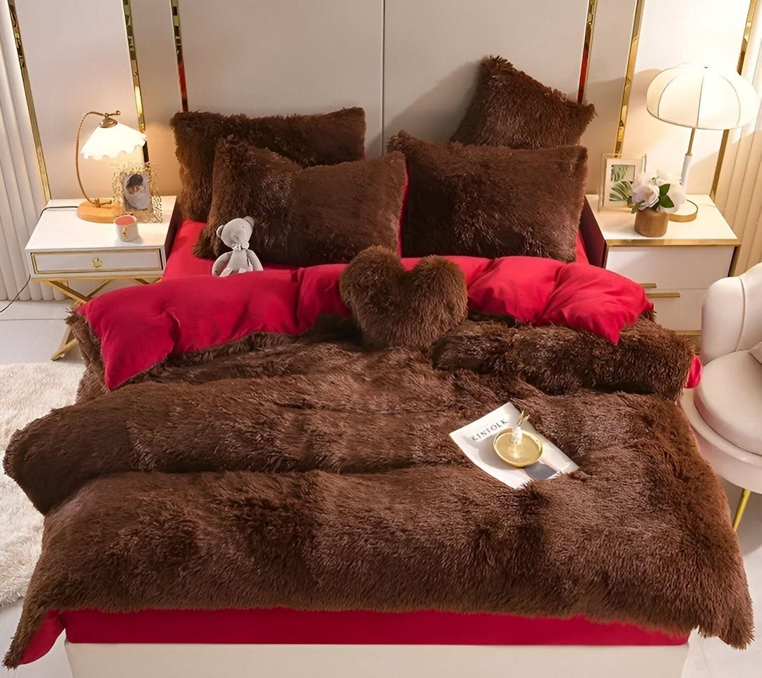 Lisslune | FLUFFUREST – Plush Fleece Bedding Set