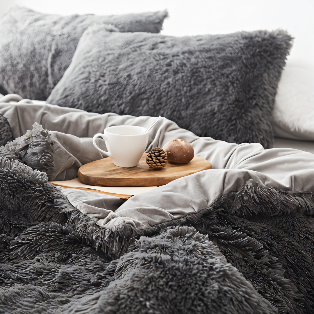 Lisslune | FLUFFUREST – Plush Fleece Bedding Set