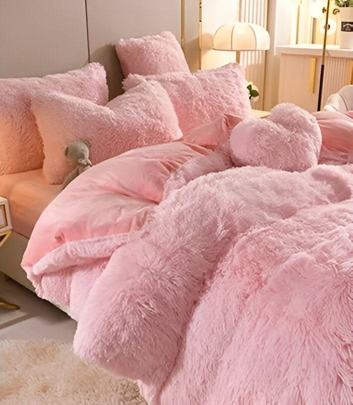 Lisslune | FLUFFUREST – Plush Fleece Bedding Set
