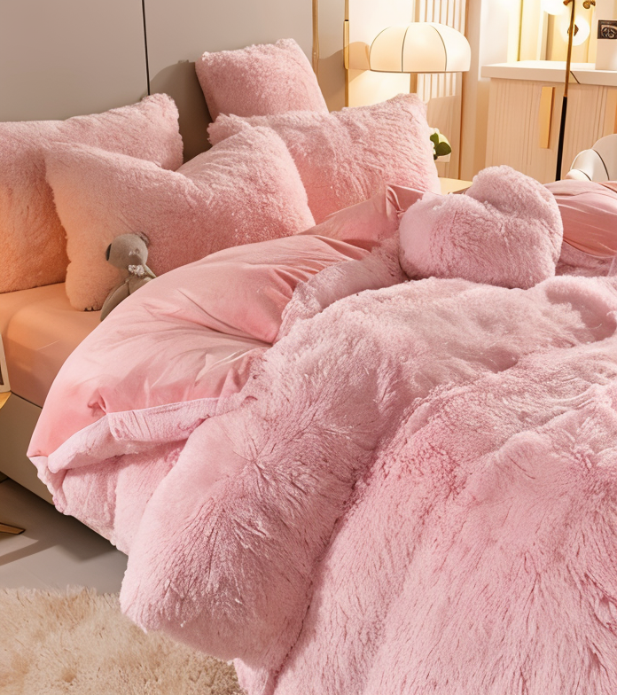 Lisslune | FLUFFUREST – Plush Fleece Bedding Set