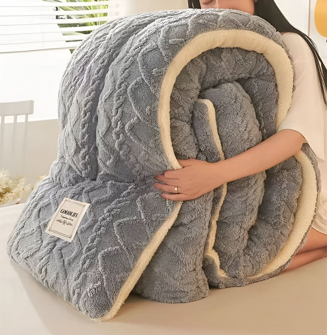 Lisslune | SOFTIQUE - VelvetPlush Reversible Duvet Cover