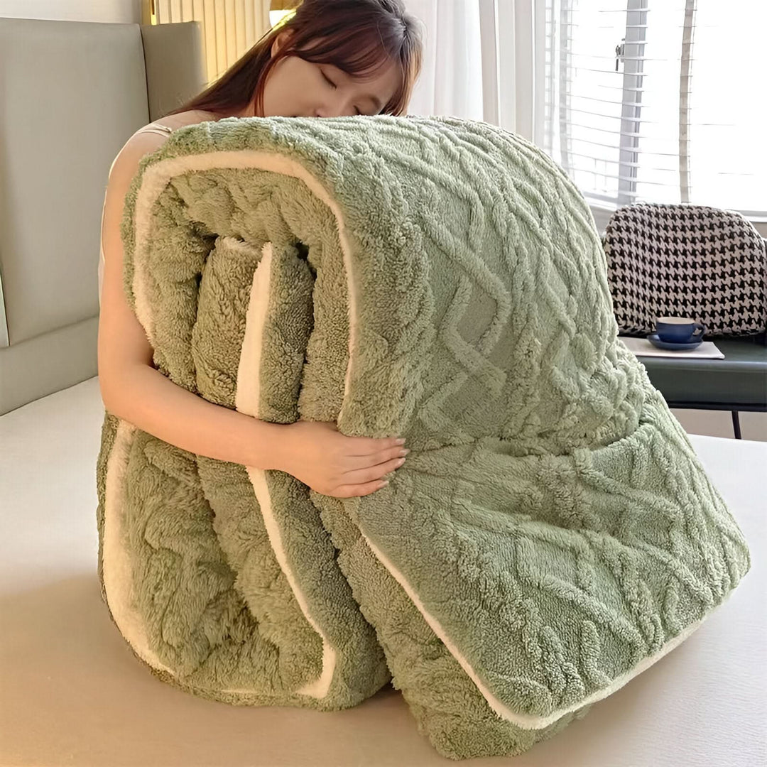 Lisslune | SOFTIQUE - VelvetPlush Reversible Duvet Cover