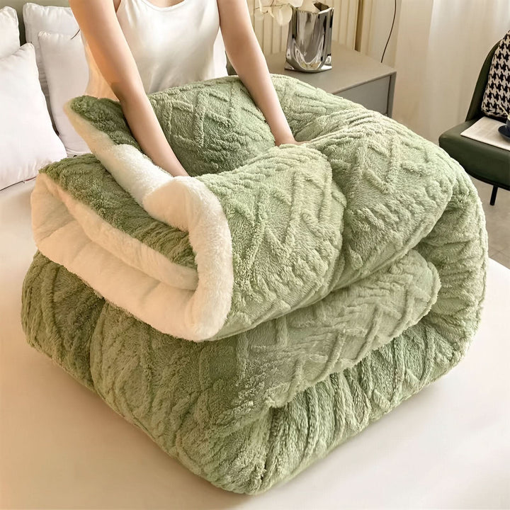 Lisslune | SOFTIQUE - VelvetPlush Reversible Duvet Cover