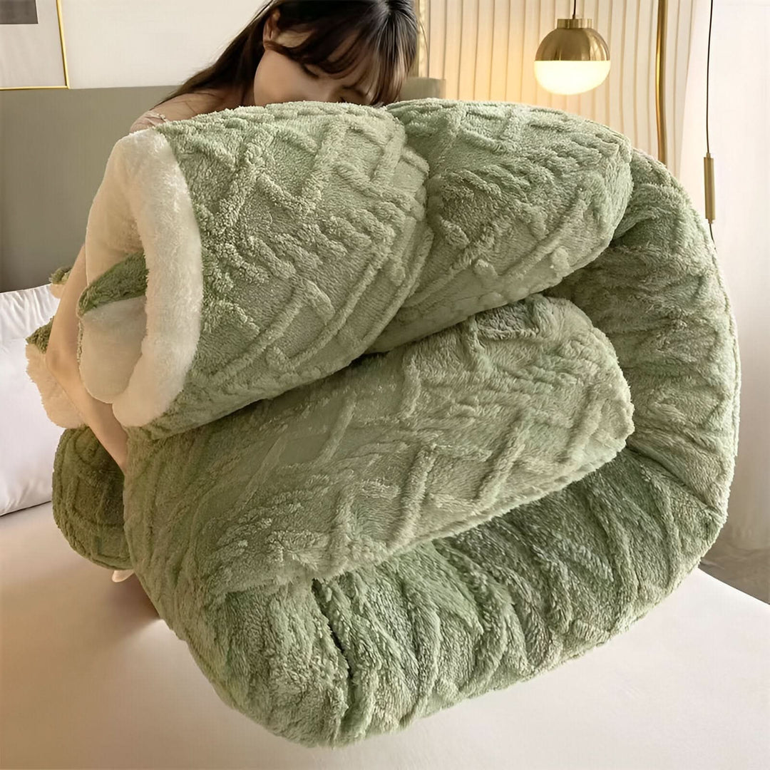 Lisslune | SOFTIQUE - VelvetPlush Reversible Duvet Cover