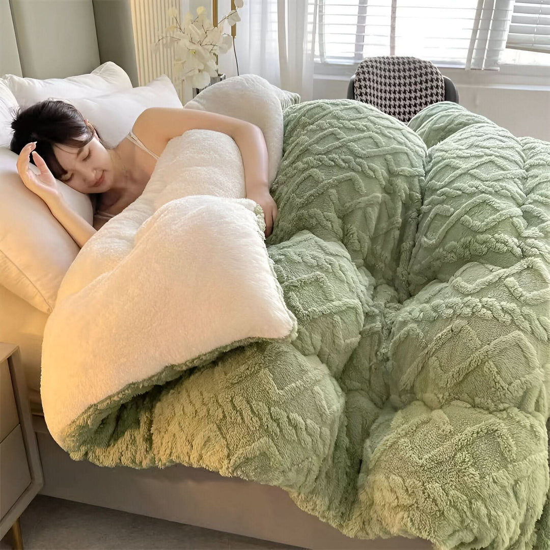 Lisslune | SOFTIQUE - VelvetPlush Reversible Duvet Cover