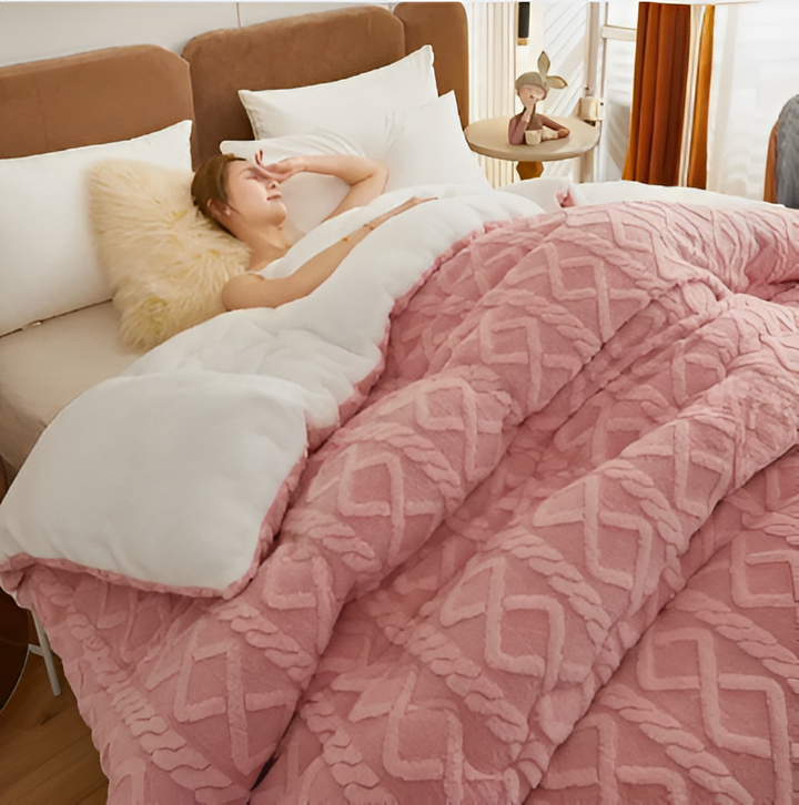 Lisslune | SOFTIQUE - VelvetPlush Reversible Duvet Cover