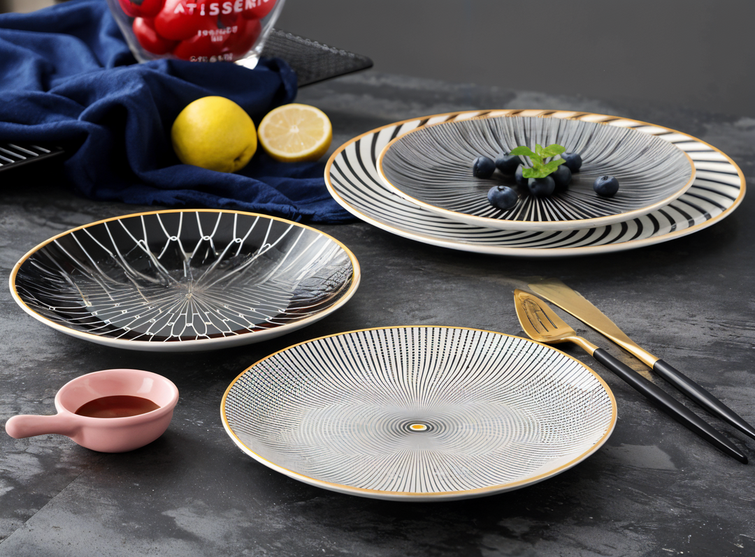 Lisslune | EchoPlates - modern geometric plate collection