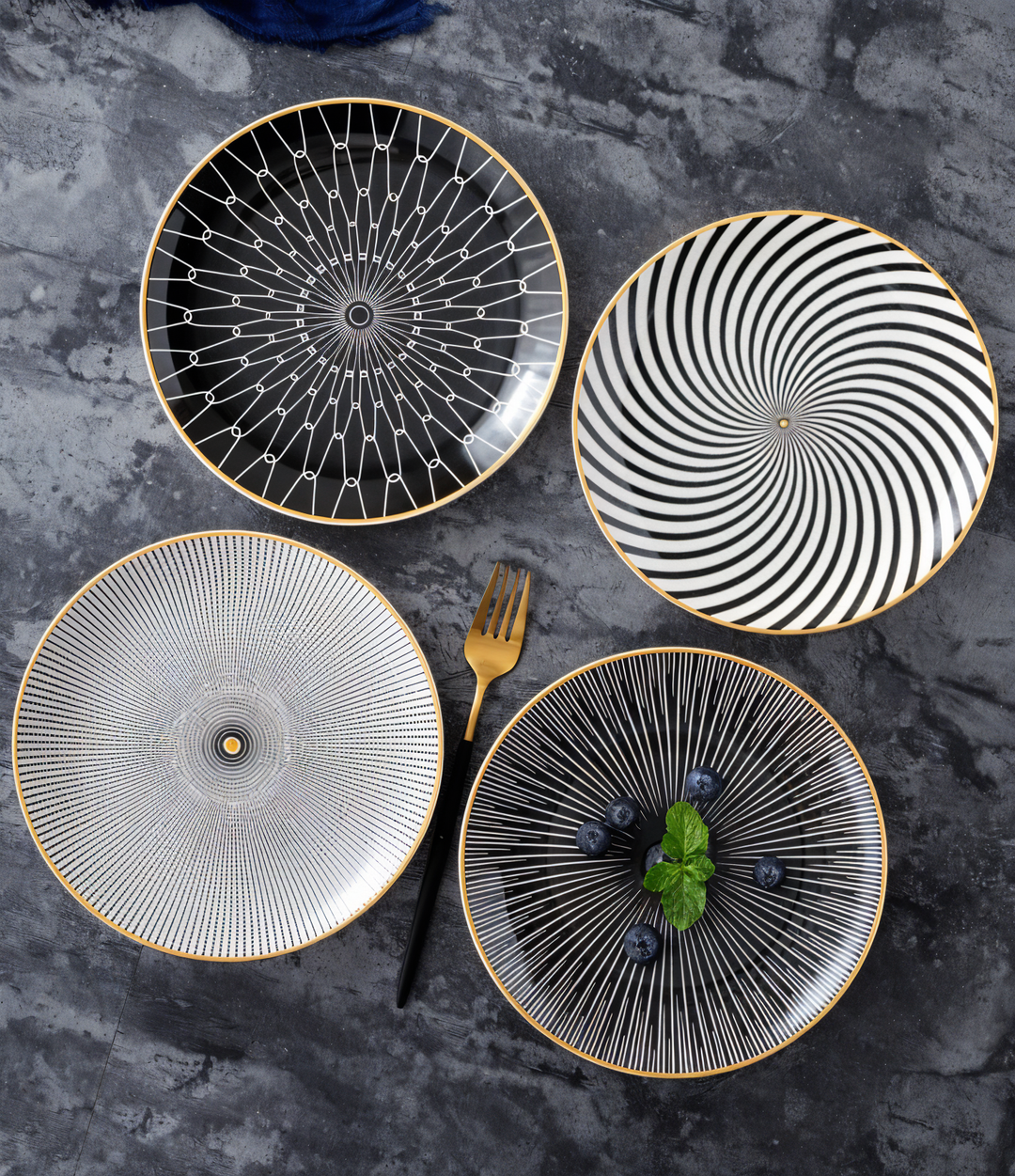 Lisslune | EchoPlates - modern geometric plate collection