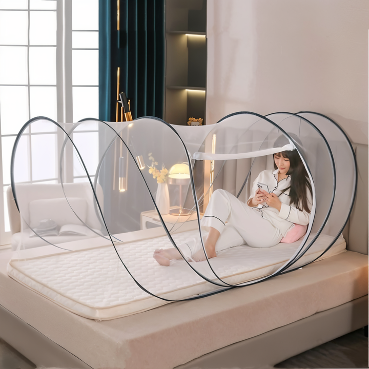 Lisslune | CircleGuard – Foldable Round Mosquito Net in Compact Travel Size