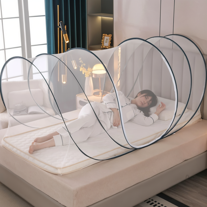 Lisslune | CircleGuard – Foldable Round Mosquito Net in Compact Travel Size