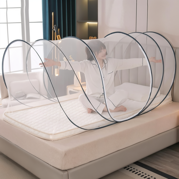 Lisslune | CircleGuard – Foldable Round Mosquito Net in Compact Travel Size