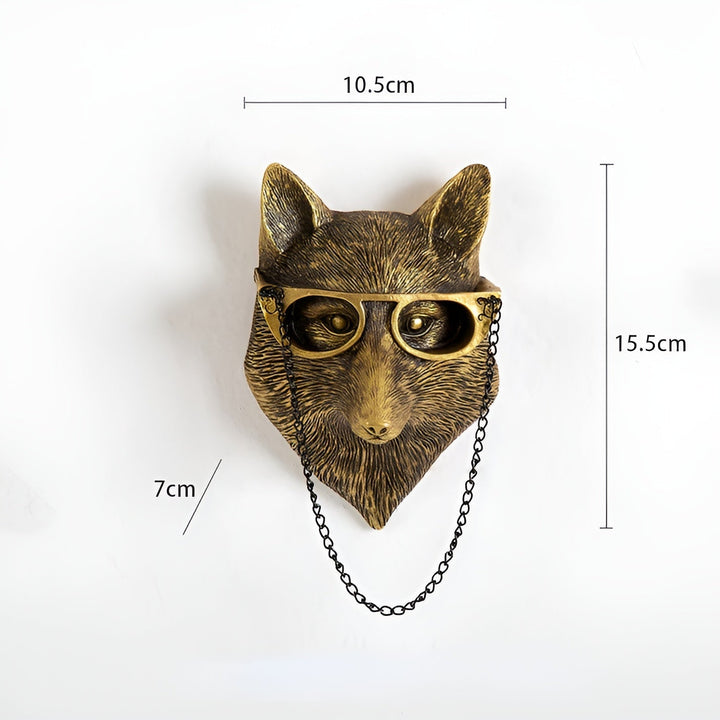 Lisslune | Golden Head - Multifunctional Head Wall Hook Decoration and Wall Storage