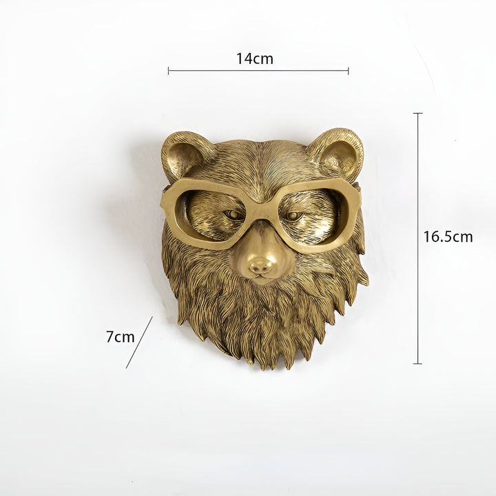Lisslune | Golden Head - Multifunctional Head Wall Hook Decoration and Wall Storage
