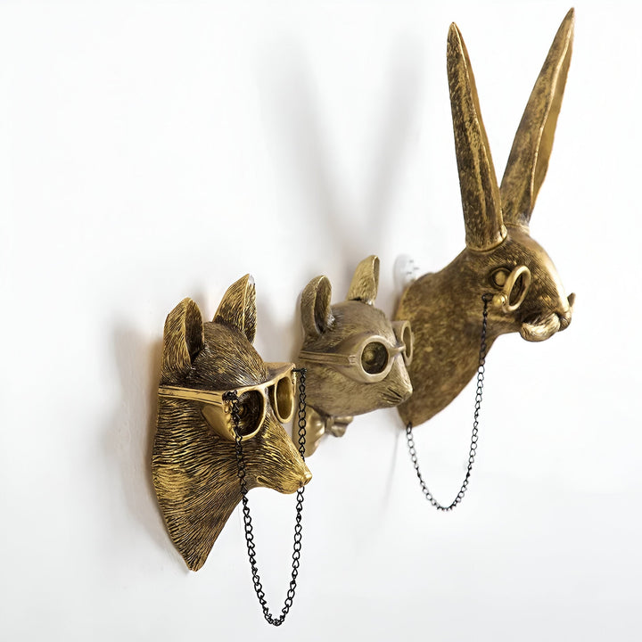 Lisslune | Golden Head - Multifunctional Head Wall Hook Decoration and Wall Storage