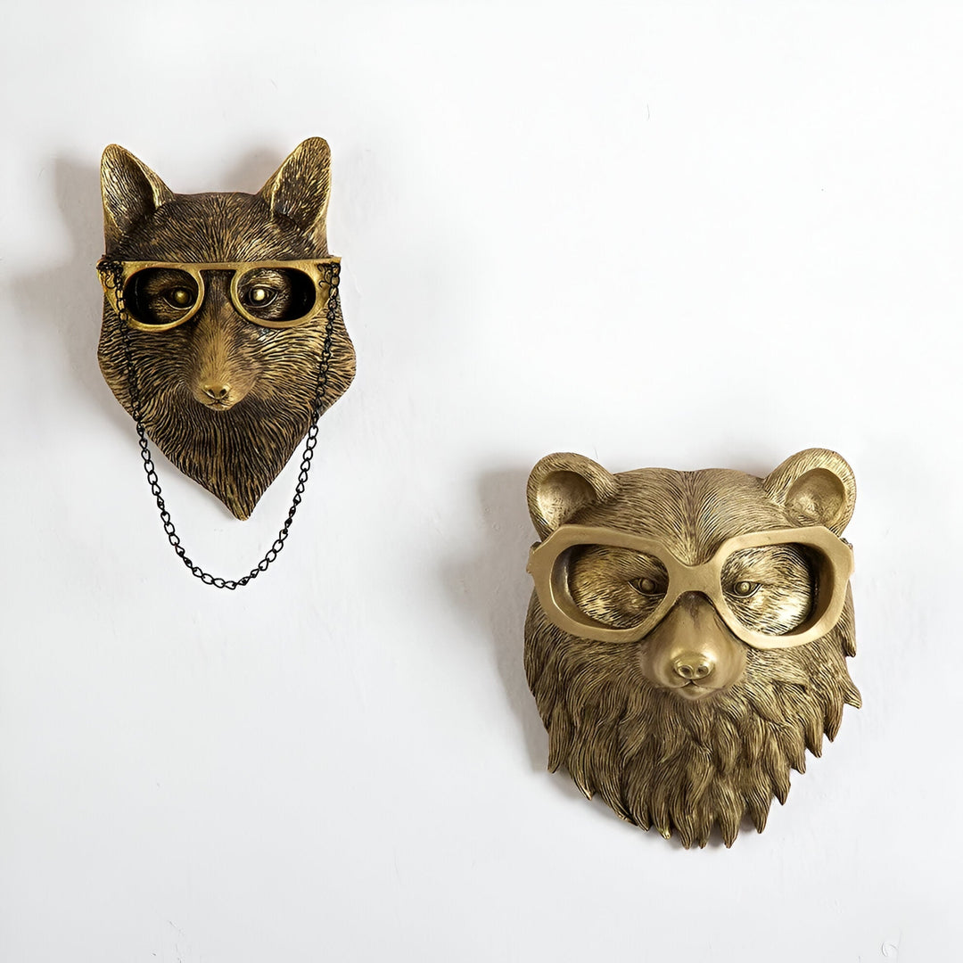 Lisslune | Golden Head - Multifunctional Head Wall Hook Decoration and Wall Storage
