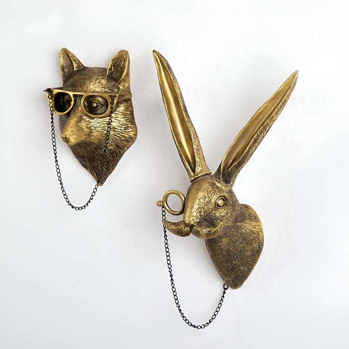 Lisslune | Golden Head - Multifunctional Head Wall Hook Decoration and Wall Storage