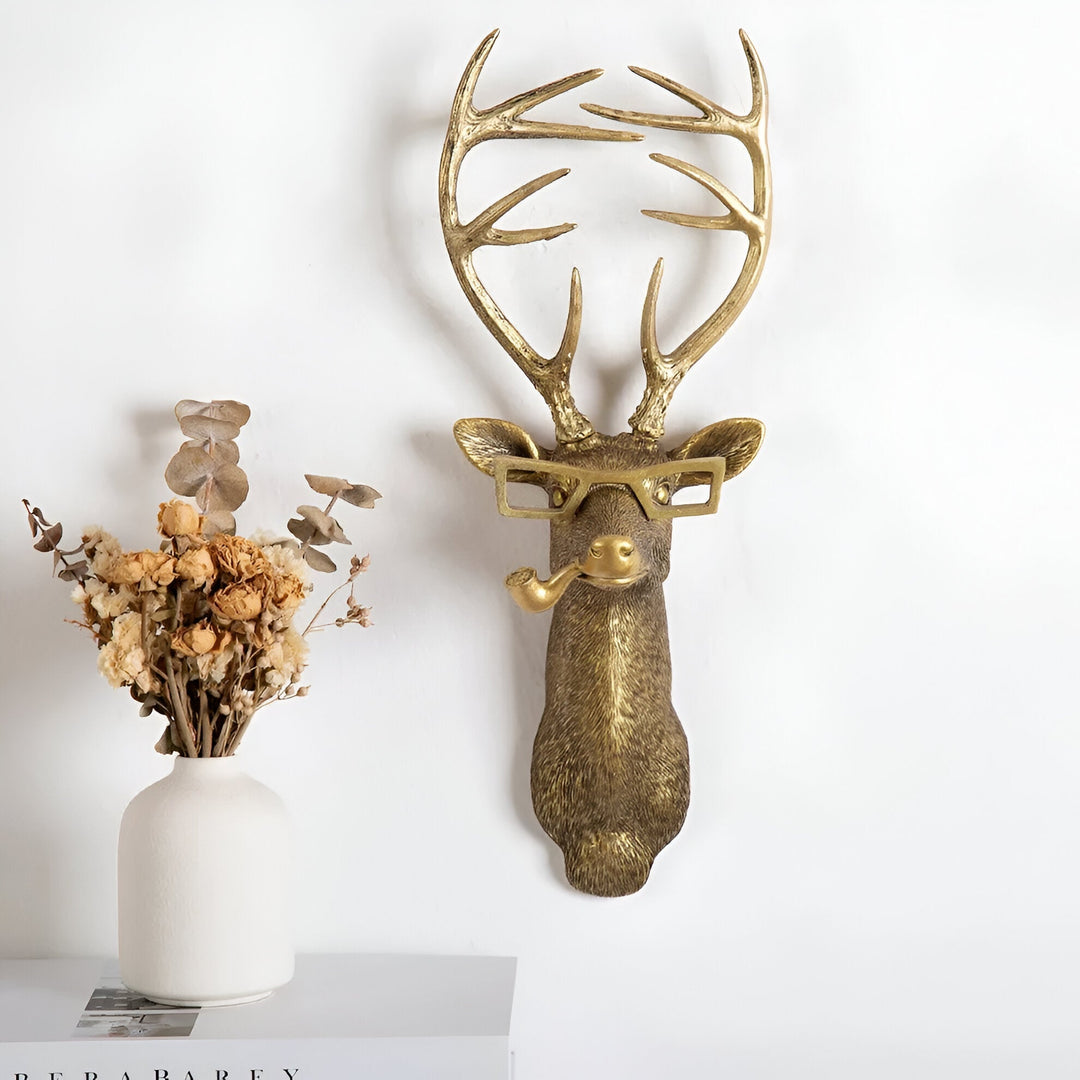 Lisslune | Golden Head - Multifunctional Head Wall Hook Decoration and Wall Storage
