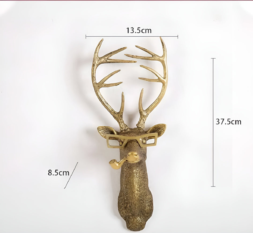 Lisslune | Golden Head - Multifunctional Head Wall Hook Decoration and Wall Storage