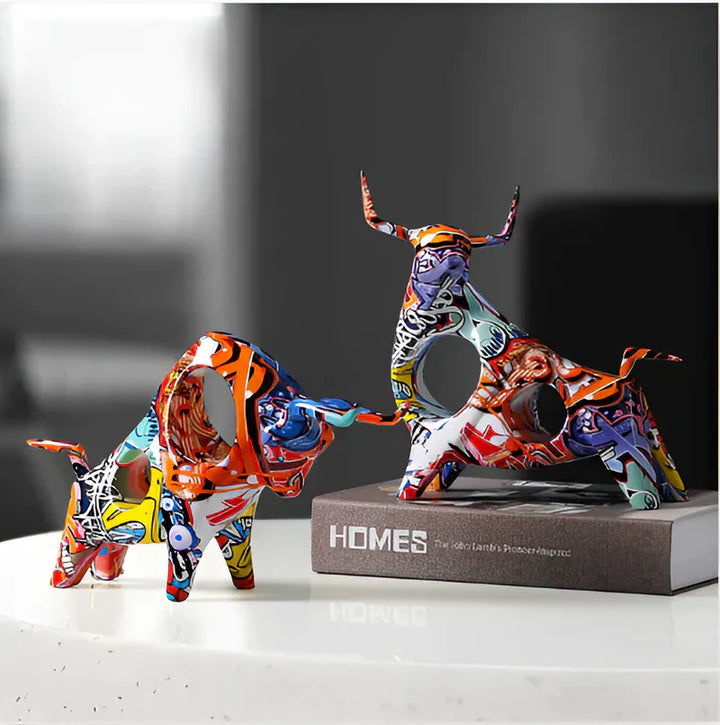 Lisslune | Artistic Cow Figurine