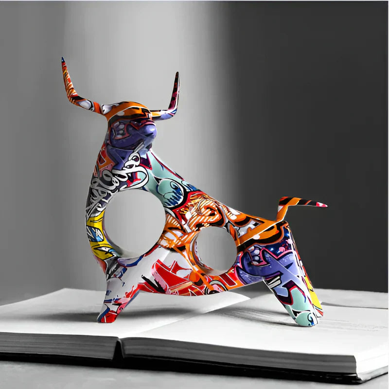 Lisslune | Artistic Cow Figurine