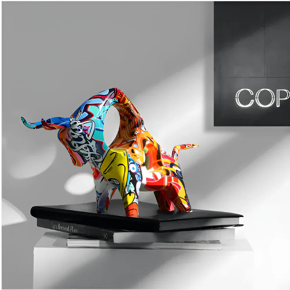 Lisslune | Artistic Cow Figurine