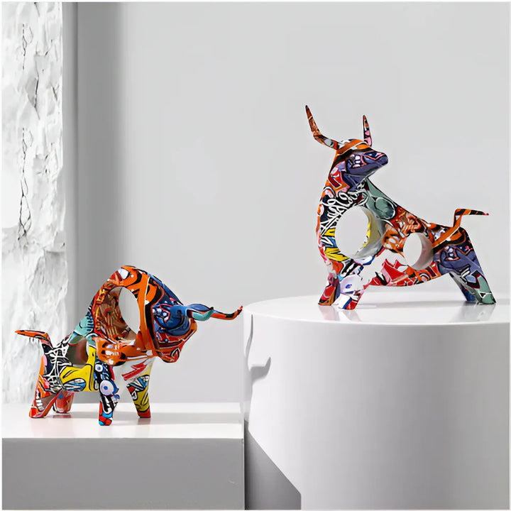 Lisslune | Artistic Cow Figurine