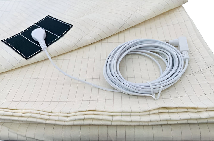 Lisslune | Premium Conductive Grounding Sheet – Fitted Earthing Bed Sheet Single & Double Sizes