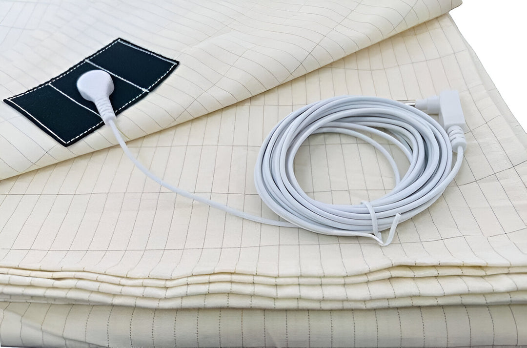 Lisslune | High-Quality Conductive Grounding Sheet - Grounded Fitted Sheet - Single/Double Grounding Fitted Sheet