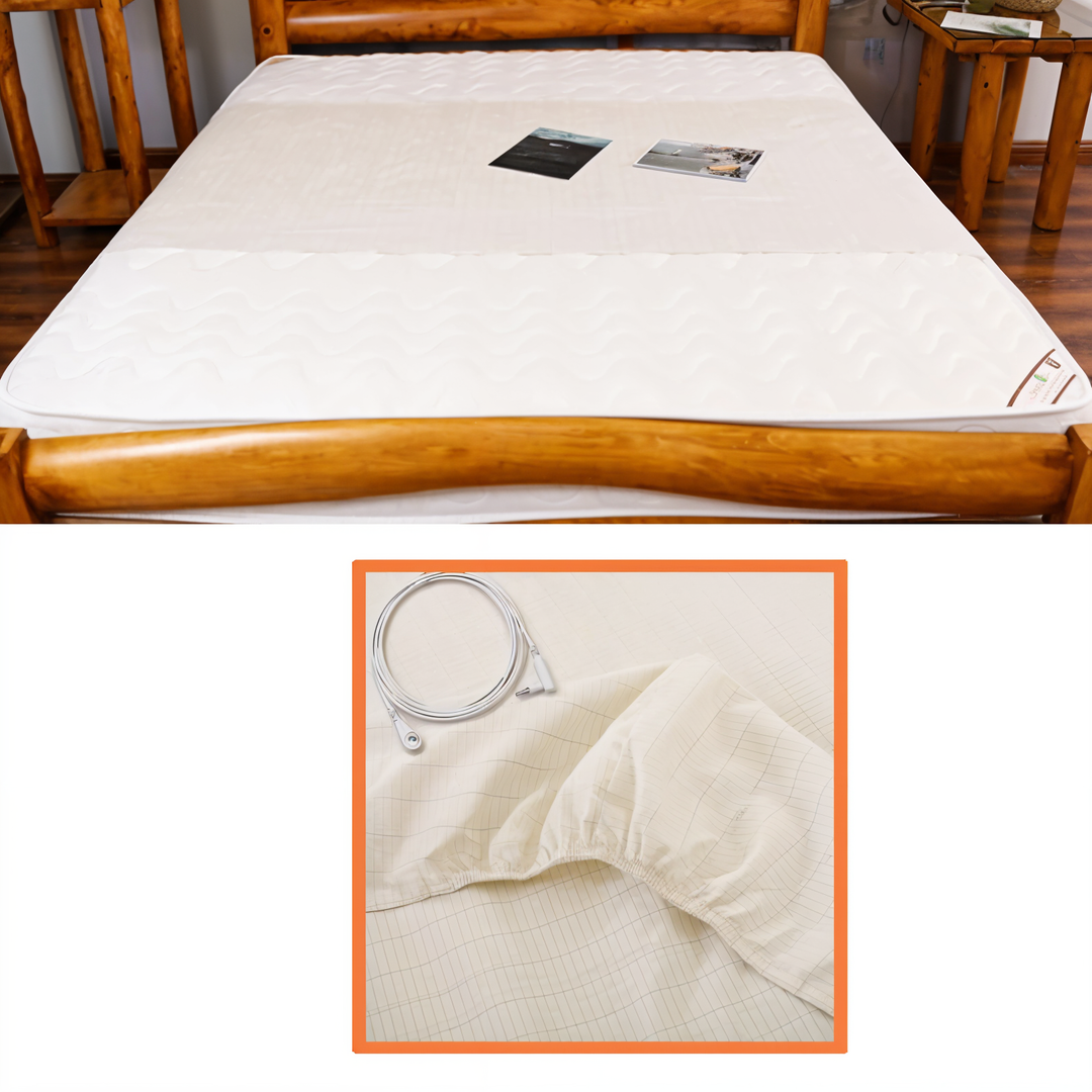 Lisslune | High-Quality Conductive Grounding Sheet - Grounded Fitted Sheet - Single/Double Grounding Fitted Sheet