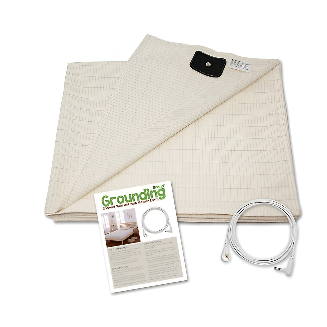 Lisslune | High-Quality Conductive Grounding Sheet - Grounded Fitted Sheet - Single/Double Grounding Fitted Sheet
