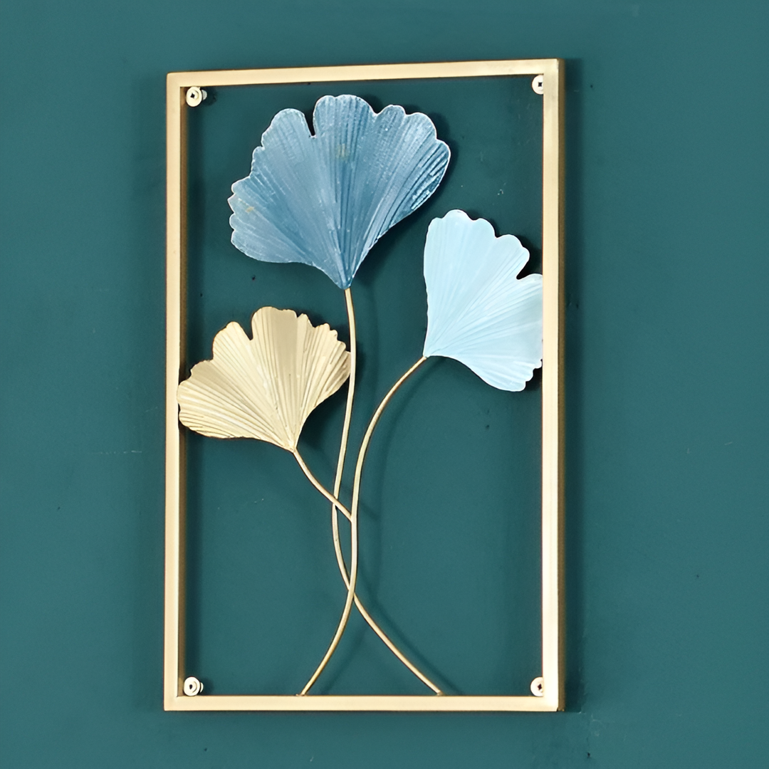 Lisslune | Leafy Luxe Nordic Metal Leaf Wall Art