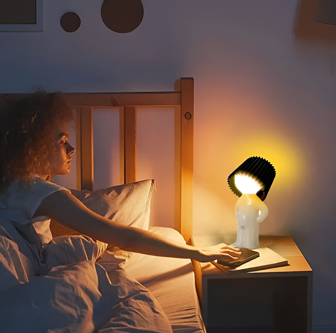 Lisslune | Table lamp - Creative little Shy Boy LED lamp