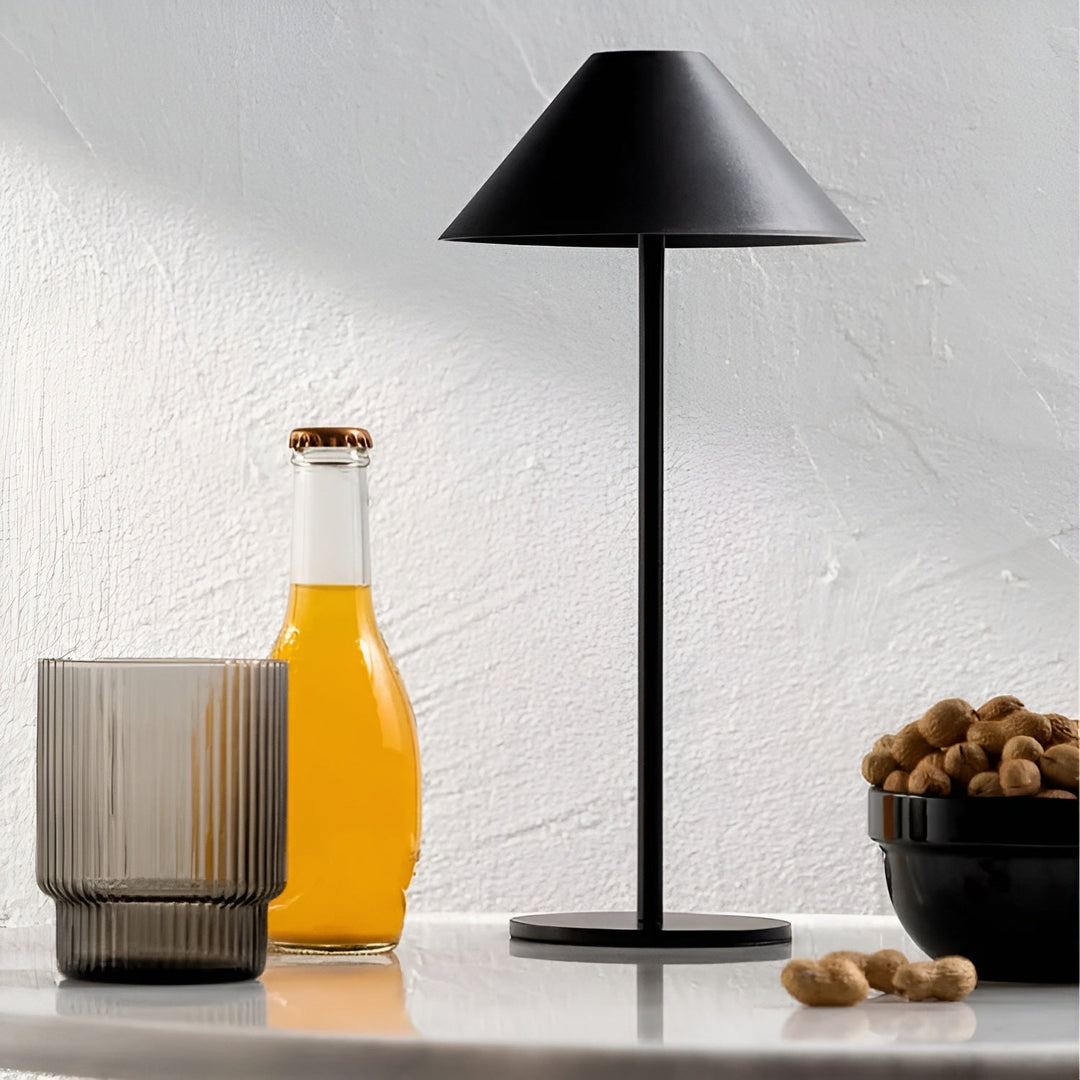 Lisslune | LumiLuxe - Dimmable Nordic Cone LED Table Lamp with Touch Control