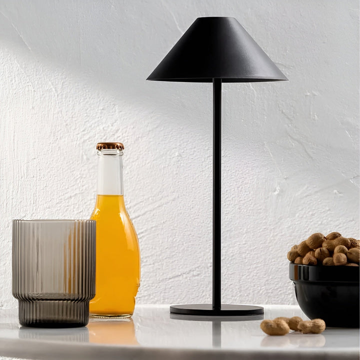 Lisslune | LumiLuxe - Dimmable Nordic Cone LED Table Lamp with Touch Control